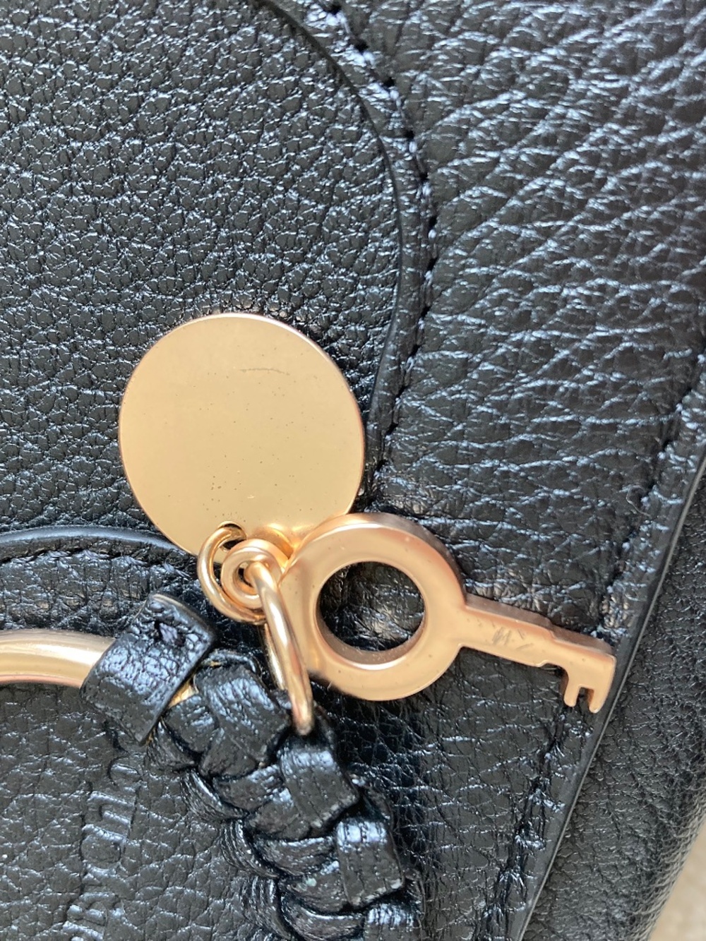 See by Chloe Black Leather Hana Wallet on Chain - Picture 10 of 14